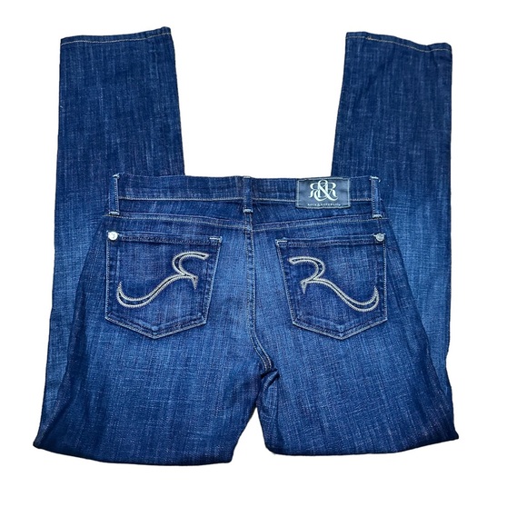 Rock & Republic Dark Wash Jeans Size 27 - Picture 3 of 8